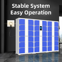 Casier à colis électronique intelligent, armoire de rangement multi-portes en libre-service pour les lieux publics
