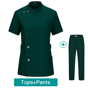 Divisa Medica in Cotone e Poliestere di Alta Qualità, Uniforme per Infermiere e Operatori Sanitari, Set Completo per Donne - Product Image 4