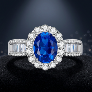 Bagues KIVORA pour femmes, style statement, brillantes, en argent sterling 925, pavées de mini-moissanites, pour fêtes, pour hommes et femmes - Product Image 4