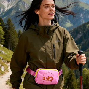 Mode crossbody heuptas in zwart, lichtgewicht, verstelbare heuptas voor buiten- en dagelijks gebruik - Product Image 2