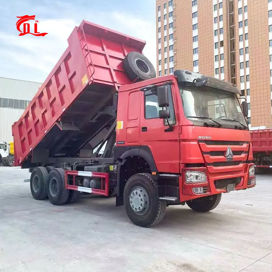 Sinotruck 10/12 bánh xe thứ hai tay 6x4/8x4 sử dụng Xe Tải Tự đổ HOWO