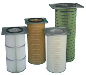 Supply Polyester Pleated Dust Filter Filter Cartridge Dust Collector High Quality Replacement Dust Filter Element