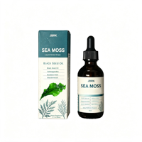 Gouttes de mousse de mer (SEA MOSS) pour supplément alimentaire, 60 ml, vente chaude pour l'exportation transfrontalière, vente directe usine, fabricant OEM ODM OBM