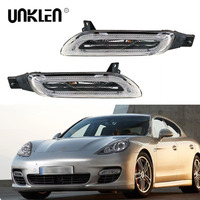 Feux de brouillard à LED Feux de circulation diurne pour Porsche Panamera 970 Turbo GTS 2010-2013 Feux de brouillard 97063108302 97063108403