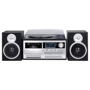 Tourne-disque Giradischi TT 1072 DAB noir avec matériau MDF pour système mini 2.0 canaux - 0T107200 - Product Image 2