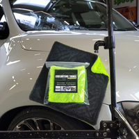 Auto Care 1200 1400 Gsm Twisted Loop Detailing Towels Lavage de voiture Serviettes de séchage en microfibre sans bord
