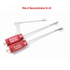 Strumenti Haoshi chiave magica n. 4 <span class=keywords><strong>Securemme</strong></span> 6 + 6 - 11 mm (NM) 2 pz scatola di sicurezza civile forte scatola lucchetto apriscatole - Product Image 2