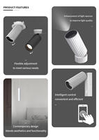 Applique murale LED minimaliste moderne en aluminium, réglable et dimmable, blanc chaud, 220V, CRI 90 élevé, garantie 3 ans pour la maison