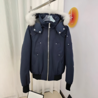 Veste d'hiver chaude pour homme avec motif ciseaux, en fausse fourrure de renard, coupe-vent et chaude pour l'extérieur