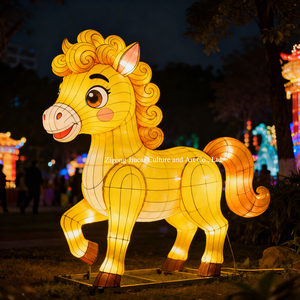 2026 Cung Hoàng Đạo Trung Quốc Ngựa Đèn Lồng Đèn LED Lễ Hội Mùa Xuân Năm Mới Lễ Tạ Ơn Lễ Kỷ Niệm Chống Thấm Nước Có Thể Tái Sử Dụng Hàng Mới Về - Product Image 4