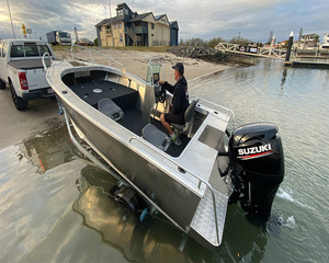 KINOCEAN bateau de vitesse Simple en Aluminium bon marché avec une petite <span class=keywords><strong>Console</strong></span> à vendre - Product Image 5