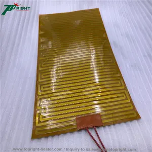 Topright 115V 480w poliimid Film isıtma elemanı kazınmış folyo Kapton isıtıcı mat