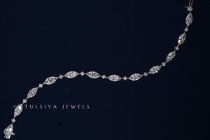 Pulsera de Diamantes Cultivados en Laboratorio de Oro Blanco de 14K para Mujer, Pulsera de Diamantes Clásica Tipo Tenis, Joyería Fina, Regalo de Boda - Product Image 6