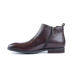 Bottes en cuir de haute qualité pour hommes, usage quotidien, élégantes, confortables, durables, chaussures décontractées de mode pour l'extérieur - Product Image 4