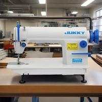 Machine à coudre industrielle JUKKY 8500 en promotion, point noué, aiguille simple, en métal, pour la confection de jeans et de vêtements