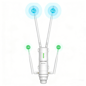 Wavlink POE AC1200 2.4G/5G, Punto <span class=keywords><strong>de</strong></span> Acceso Inalámbrico <span class=keywords><strong>de</strong></span> Doble Banda <span class=keywords><strong>de</strong></span> Alta Potencia para Exteriores, Resistente al Agua, <span class=keywords><strong>de</strong></span> Largo Alcance, Amplificador <span class=keywords><strong>de</strong></span> <span class=keywords><strong>Señal</strong></span> <span class=keywords><strong>WiFi</strong></span> - Product Image 1