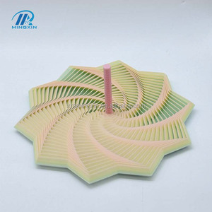 Grande Ornamento Creativo da Scrivania a Spirale 3D con Manico Ottagonale Stampabile e Geometria Magica - Product Image 1