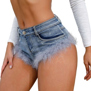 Pronto per la Spedizione Taglie S-2XL Shorts <span class=keywords><strong>in</strong></span> Denim Sexy da <span class=keywords><strong>Donna</strong></span> per Feste Estive e Club - Product Image 3