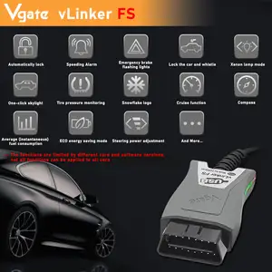 Produk laris Vgate vLinker FS FORScan Elm327 hs ms CAN OBD2 alat diagnostik pemindai untuk Ford