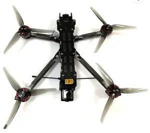 โดรน5นิ้วไมโคร FPV 1กก. น้ำหนักบรรทุก GPS โดรน FPV Quadcopter สำหรับแข่งรถ FPV กลางแจ้ง