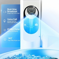 Distributeur intelligent de nourriture pour animaux de compagnie avec caméra HD intégrée, audio bidirectionnel, application Wi-Fi et surveillance visuelle en temps réel pour chats et chiens – Meilleures ventes