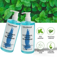 Shampooing Rafraîchissant au Romarin et à la Menthe 400ml Marque Blanche – Exfoliant et Purifiant pour Cheveux Gras – Nettoyage en Profondeur