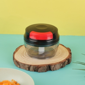 Nouvelle mini hachoir à ail manuel en plastique - Outil de cuisine multifonction pour presser et couper l'ail - Product Image 2