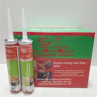 Colle liquide à ongles de qualité industrielle à forte adhérence pour le travail du bois et l'installation de panneaux, adhésif de construction
