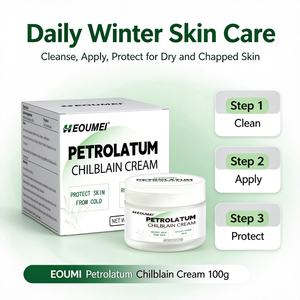 <span class=keywords><strong>Crema</strong></span> Riparatrice per Pelle Screpolata, <span class=keywords><strong>Crema</strong></span> al Petrolato per Ipocondensioni, Protezione Invernale per Mani e <span class=keywords><strong>Piedi</strong></span> OEM ODM - Product Image 4