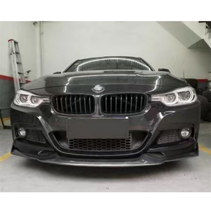 Kit bodi bibir depan untuk peningkatan mobil, kit bodi bibir depan BMW <span class=keywords><strong>3</strong></span> Series F30 F35 2012-2019 gila <span class=keywords><strong>2</strong></span> gaya serat karbon bagus - Product Image 6