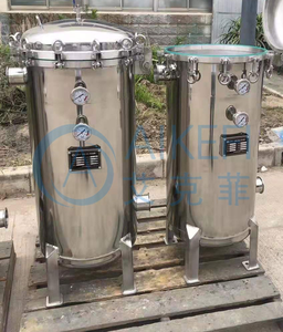 Nouveau filtre industriel automatique en acier inoxydable 304/316 de qualité alimentaire, à un ou plusieurs sacs, débit de 5 GPM, capacité de 500 L/h, 150 - Product Image 3