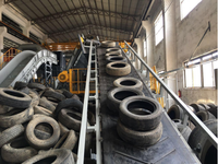 Machines de granulation de pneus usagés en liquidation, ligne de production de recyclage, recyclage de poudre de pneus