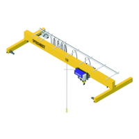 Pont roulant miniature de haute qualité personnalisé, puissance élevée, 9 pouces, pont roulant, grue, mini pont roulant, 10 tonnes avec palan