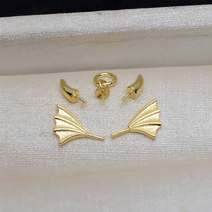 S925 Silver Baroque a Piao Xiang Pendant Versatile DIY Little Devil Alien Pearl Empty <b>Tray</b> 3935 <b>Jewelry</b> Findings & Components - Product Image 3