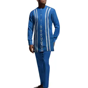 2023 ethnic traditional party wear 2 pieces kurta sets for men wedding