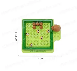 Jogo inteligente iq, jogo labirinto inteligente, super crescido, brinquedo educativo com haste pré-escolar para crianças