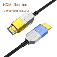 Kabel serat optik hdmi 2.1 kecepatan tinggi, kabel serat optik hdmi 10m 8k6 0hz/4k 120hz untuk Hdtv