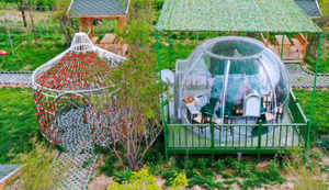 Maison Igloo en Europe Aurora pour <span class=keywords><strong>site</strong></span> de glamping Espace romantique pour couple Hôtel Dome House Hotel - Product Image 6