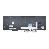 Keyboard Laptop HK-HHT untuk Lenovo ThinkPad E580 E585 L580 P52 P72 Backlight US Keyboard