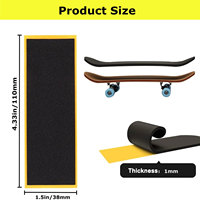 Bandes antidérapantes en mousse autocollantes de 4,33 x 1,5 pouces pour remplacement et réparation de terrasses en bois, et grip pour fingerboard – Vente en gros