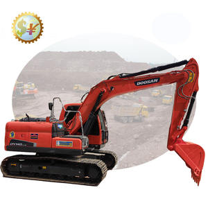 รถขุดตีนตะขาบ Doosan DX140lc-9s จากเกาหลีใต้ ขนาด 14 ตัน พร้อมเครื่องยนต์มาตรฐาน CE EPA มือสอง ใช้ PLC ชิ้นส่วนหลัก มอเตอร์ - Product Image 1