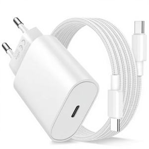 อะแดปเตอร์ชาร์จไฟ 20W PD 3.0 Type-C หัวปลั๊กแบบ EU ชาร์จเร็วสำหรับ iPad/โทรศัพท์/แท็บเล็ต (วัสดุ PC กันไฟ เป็นมิตรกับสิ่งแวดล้อม ป้องกันการชาร์จเกิน) - Product Image 5