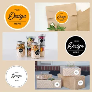 Pegatinas Personalizadas Redondas, Pegatinas Personalizadas Impermeables con Logotipo Personalizado para Bodas, Cumpleaños, Cajas de Regalo, Sobres y Embalaje - Product Image 5