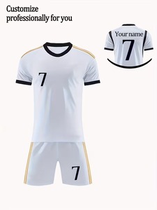 Customizable 2-piece football training suits are produced in our factory and can be customized.F10 - Product Image 2