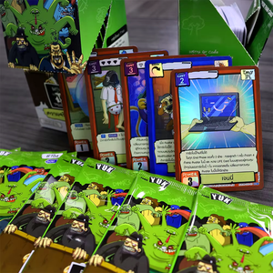<span class=keywords><strong>Cartes</strong></span> TCG personnalisées en papier d'art de haute qualité Conception holographique personnalisée pour les jeux d'enfants - Product Image 2