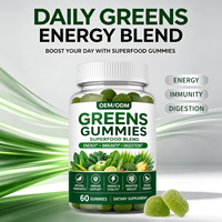 Gummies Superfood aux Vitamines et Minéraux, Mélange de Fruits et Légumes, Complément Quotidien pour le Bien-être, Formule Personnalisée, Marque Privée