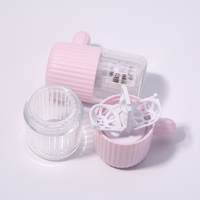 En gros Pas Cher Dessin Animé Trousse De Voyage Couleur Boîtier boîte de Lentilles De Contact boîtier intérieur EYEKAN