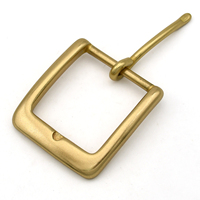 Boucles à ardillon carrées en laiton massif Cloxy 35 mm pour ceinture en cuir