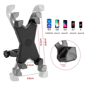 Soporte Universal Ajustable <span class=keywords><strong>para</strong></span> Teléfono Móvil en Motocicletas y Bicicletas, Accesorio <span class=keywords><strong>para</strong></span> <span class=keywords><strong>Ciclistas</strong></span> - Product Image 2