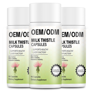 Cápsulas de Cardo Mariano Orgánico de Marca Privada OEM/ODM, Suplemento Herbal Premium para Desintoxicación del Hígado y <span class=keywords><strong>Colon</strong></span>, Desintoxicante Corporal para Adultos, 36 Meses - Product Image 3